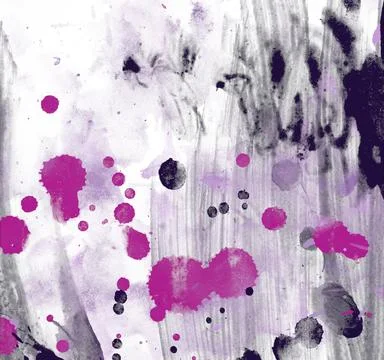 Splatter paint. Hand made texture. 2d illustration. 스톡 일러스트