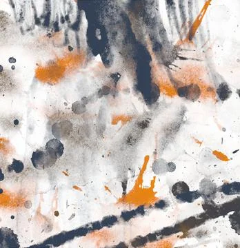 Splatter paint. Hand made texture. 2d illustration. Stock Illustration