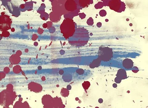 Splatter paint. Hand made texture. 2d illustration. Stock Illustration