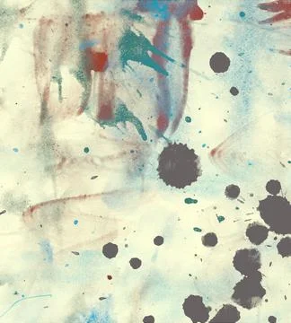 Splatter paint. Hand made texture. 2d illustration. Stock-Illustration