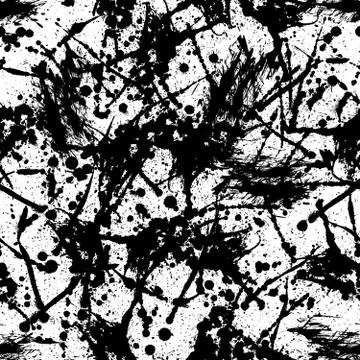 Splatter seamless tile Stock-Illustration