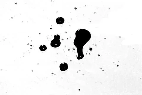 Splatter on white Stock Photos