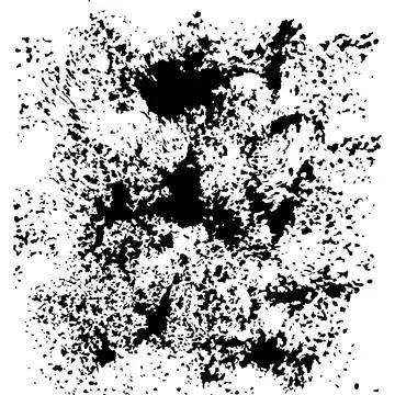 Splattered black-and-white abstract pattern for modern design projects Stock Illustration