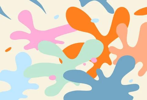 Splattered design Stock Illustration