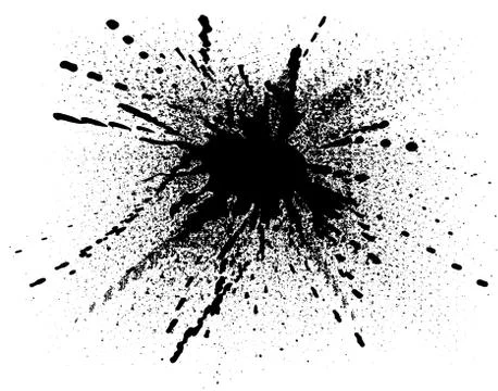 Splattered Illustrazione stock