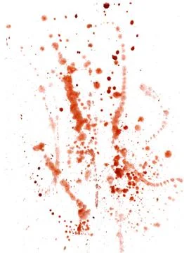 Splatters, splinter, blotches, blots and blobs of paint Stock Illustration
