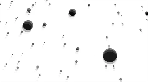 Splatters on white background in motion Video stock 43202448
