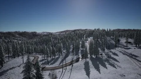 Splendid Alpine scenery in winter Photos
