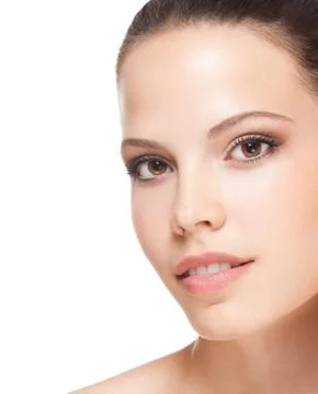 Splendid brunette. Foto stock