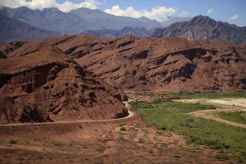 The splendid colors of the Quebrada De Las Conchas, Argentina Foto stock