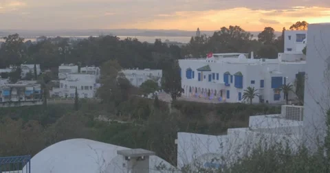 Splendid radiant sunset Stock Footage 62759821