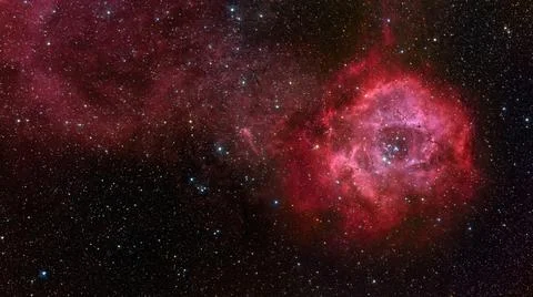 The splendid Rosette Nebula. Elements of this picture furnished by NASA Stock Photos