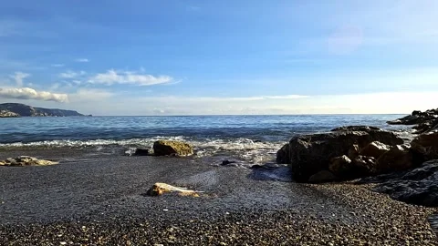 Splendid Sea View on the Seashore Vidéo 336694691