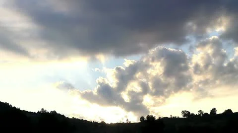 Splendid sunrise Stock Footage 22044621