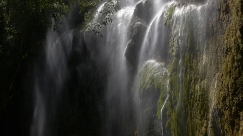 A splendid waterfalls in the tropics Video stock 69823134