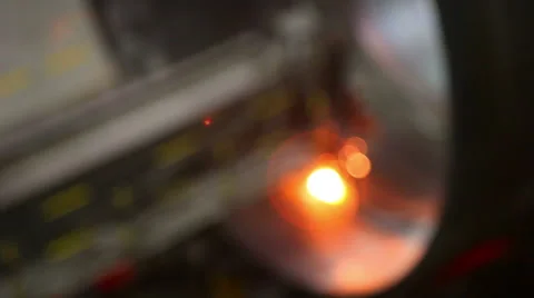 The splendor of fire and metal Stock Footage 48991486