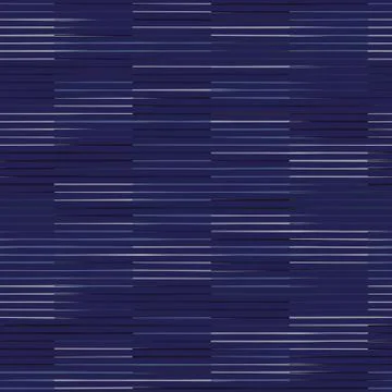 Spliced vector broken stripe texture. Variegated mottled check grid line Illustrazione stock