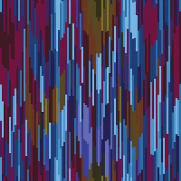 Spliced vector stripe. Geometric variegated background. Seamless boho ikat Stock Illustration