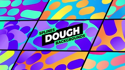 Splines Dough Backgrounds Stock After Effects