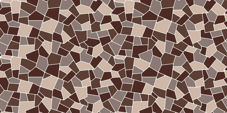 Splinter mosaic stone tile pattern background Stock Illustration