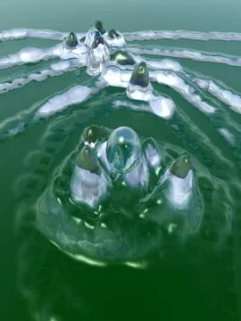 Splish Splash Stock Illustration