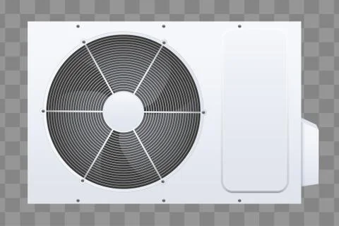 Split air conditioner outdoor box Ilustración de archivo