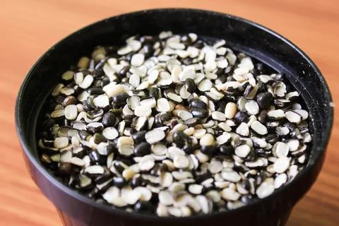 Split Black Gram Stock Photos