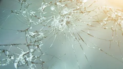 Split broken LCD screen display background, texture Stock Photos