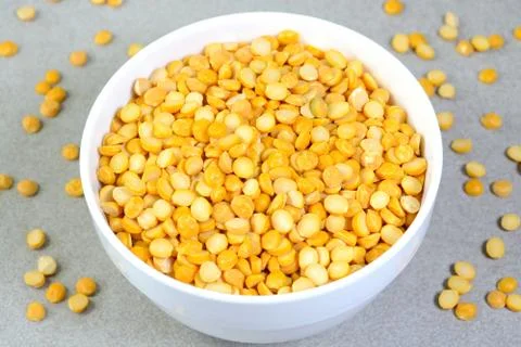 Split Chick Pea Closeup Stock Photos
