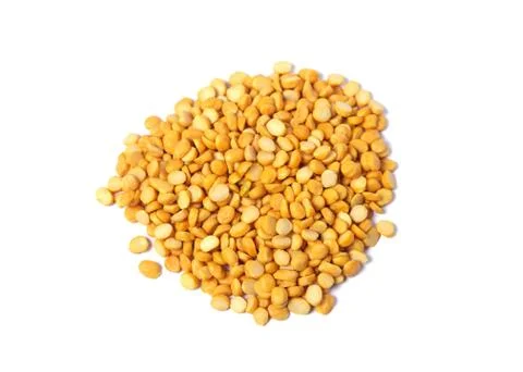 Split Chickpea Also Know as Chana Dal, Dried Chickpea Lentils or Toor Dal, He Stock Photos