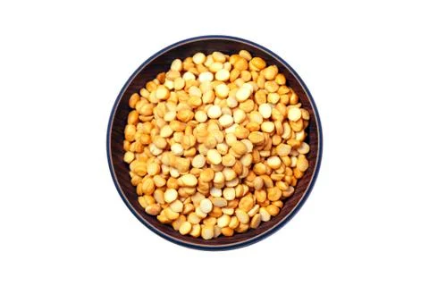 Split Chickpea Also Know as Chana Dal, Dried Chickpea Lentils or Toor Dal, He Stock Photos