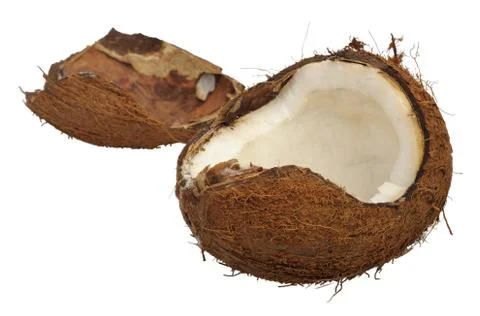 Split coconut Stock Photos