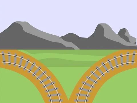 Split Concept Illustration Stock Illustration