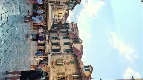 Split, Croatia - 10/14/2024: 30 july 2024Split, Croatia - Old Town City Video stock 288346170