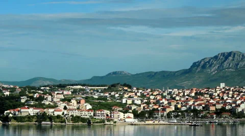 Split, Croatia panorama 스톡 동영상 36655775