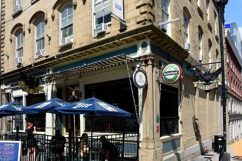 The Split Crow Pub in Halifax, Canada Stock Photos