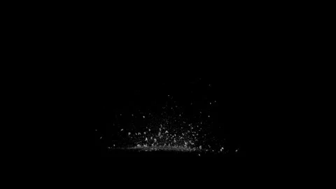 Split Debris Particles Explosion on blac... | Stock Video | Pond5