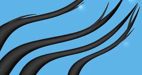 Split ends of hair. Stock Footage 169385946