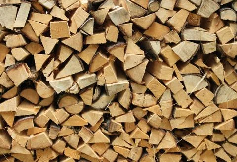 Split firewood Stock Photos