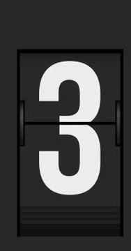 Split flap mechanical board detail Stock Illustration