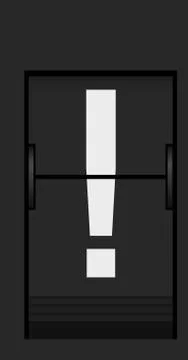 Split flap mechanical board detail Illustrazione stock