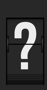 Split flap mechanical board detail Stock Illustration