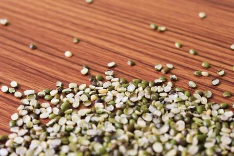 Split green gram bean Foto stock