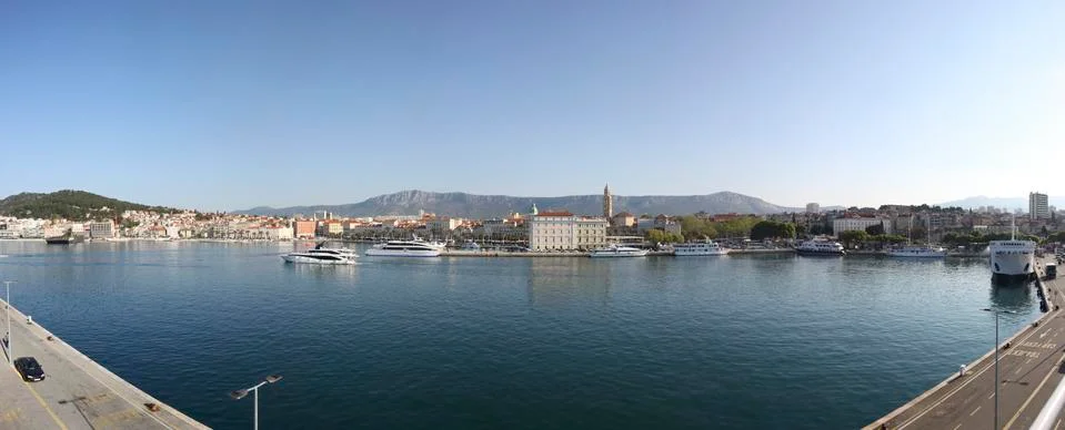 Split harbor Stock Photos