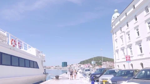Split harbour, Croatia Stock Footage 83746388