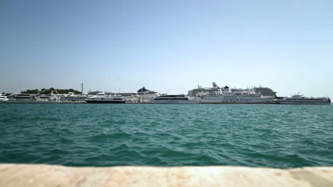Split harbour Port ferry | 4K Video stock 159597321