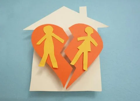 Split house Stock Photos