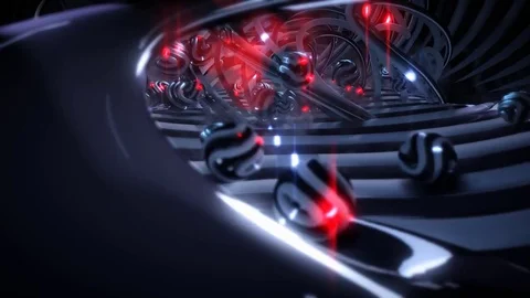 Split Infiniti Looping Animation Stock Footage 73610904