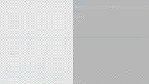 Split Matrix Blue LiDAR: Strategic Global Connectivity Scan Stock Footage 333868391