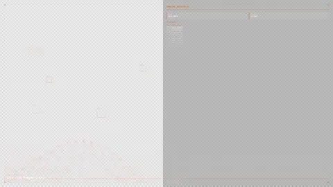 Split Matrix Orange LiDAR: Thermal Heat Signature Scan Stock Footage 333868404